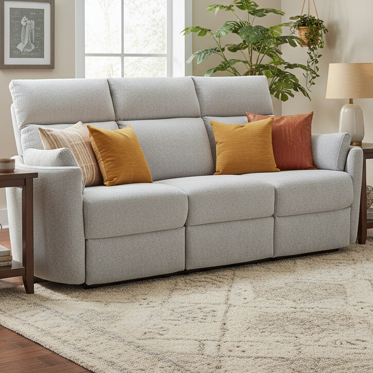 Haven Electric 3 Seater Reclining Sofa