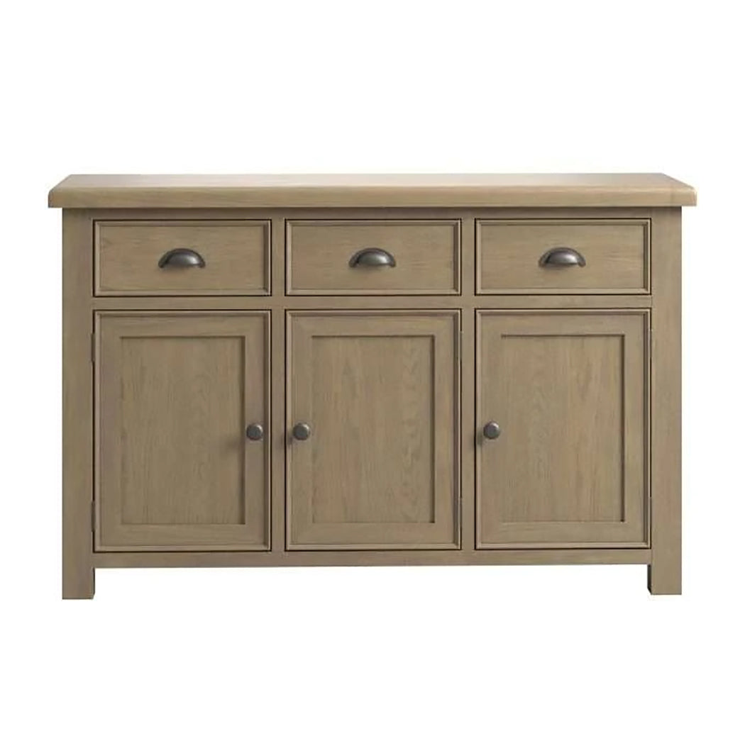 Hodson Oak 3 Door Sideboard
