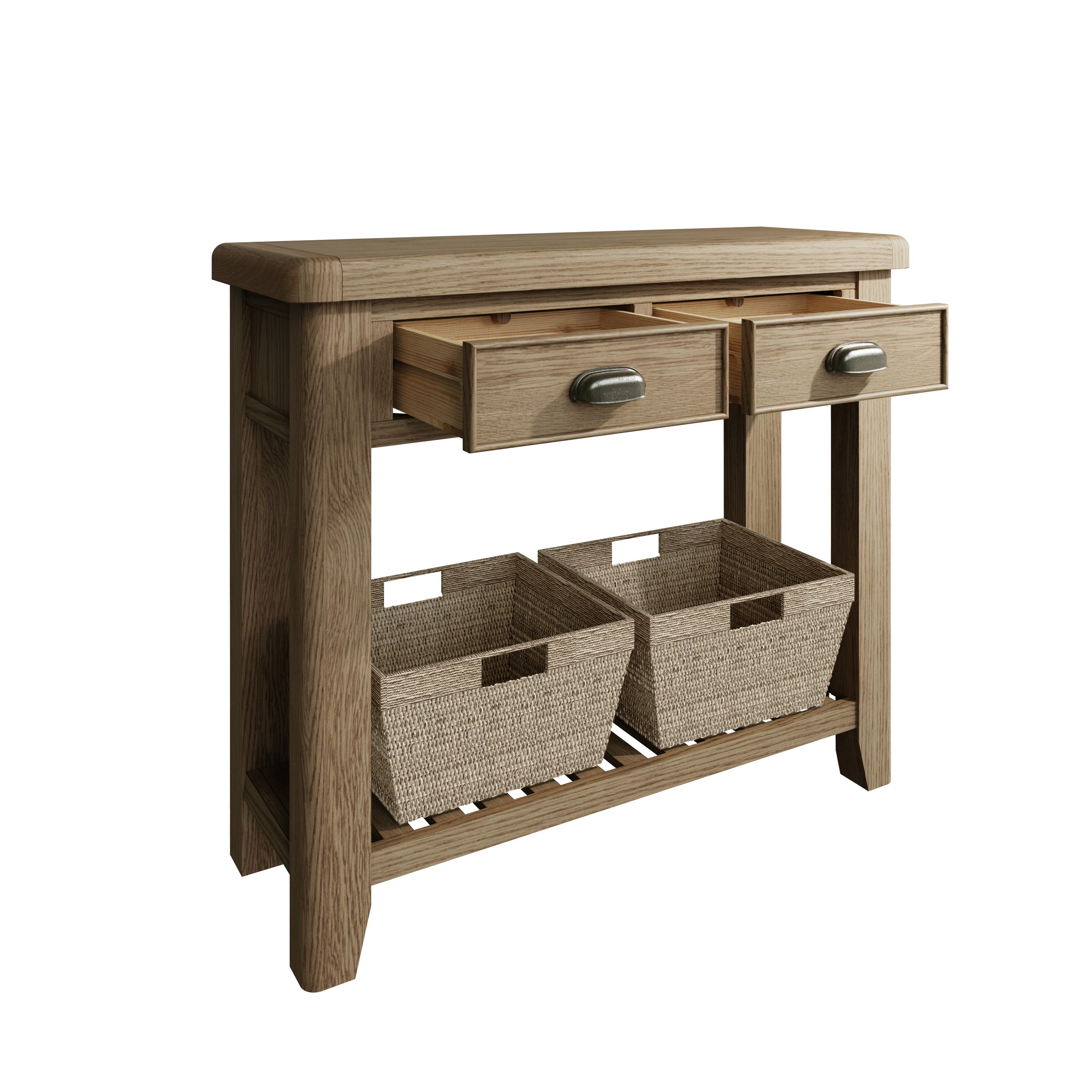 Hodson Oak Console Table