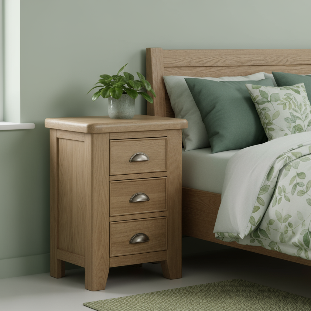 Hodson Oak Bedside Locker