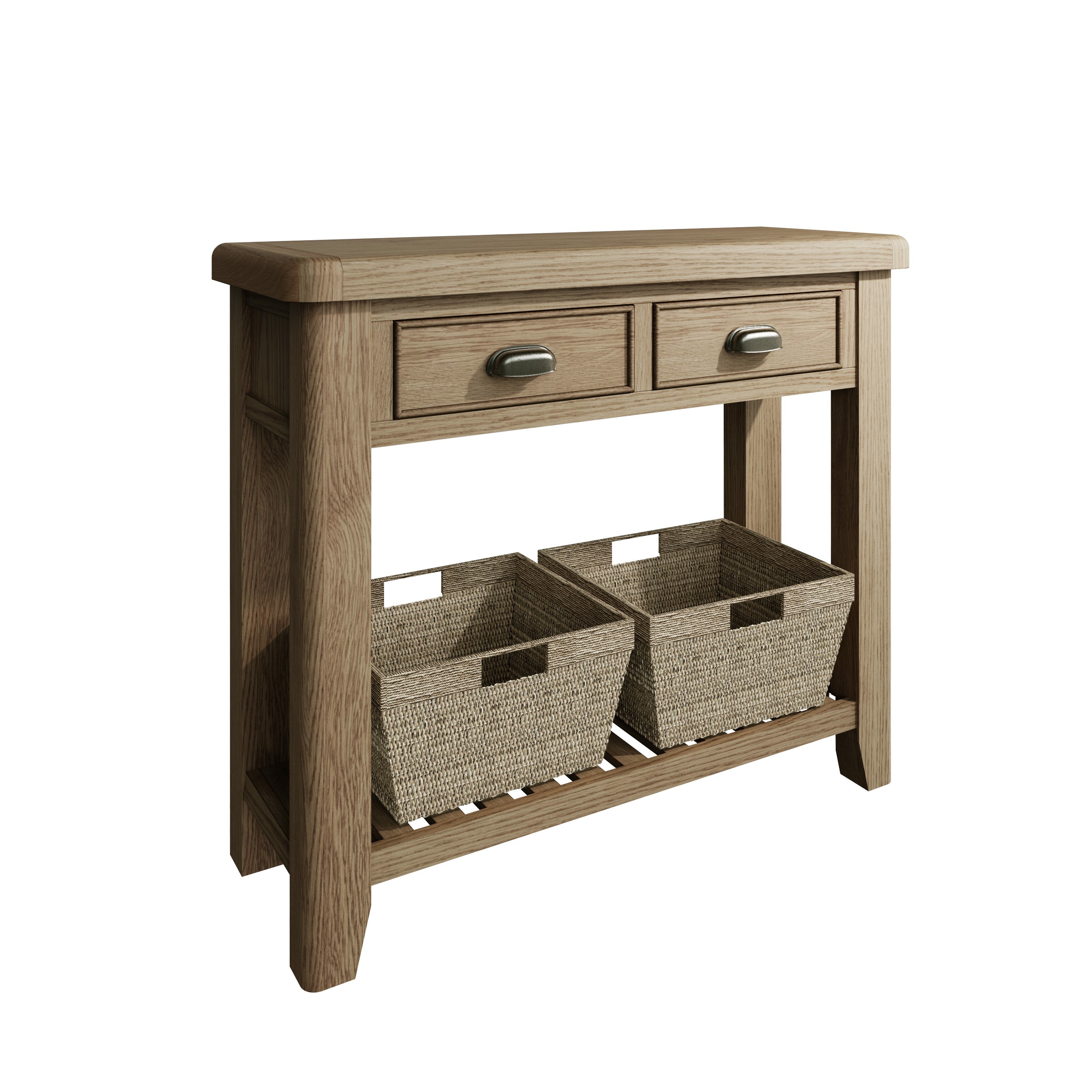 Hodson Oak Console Table