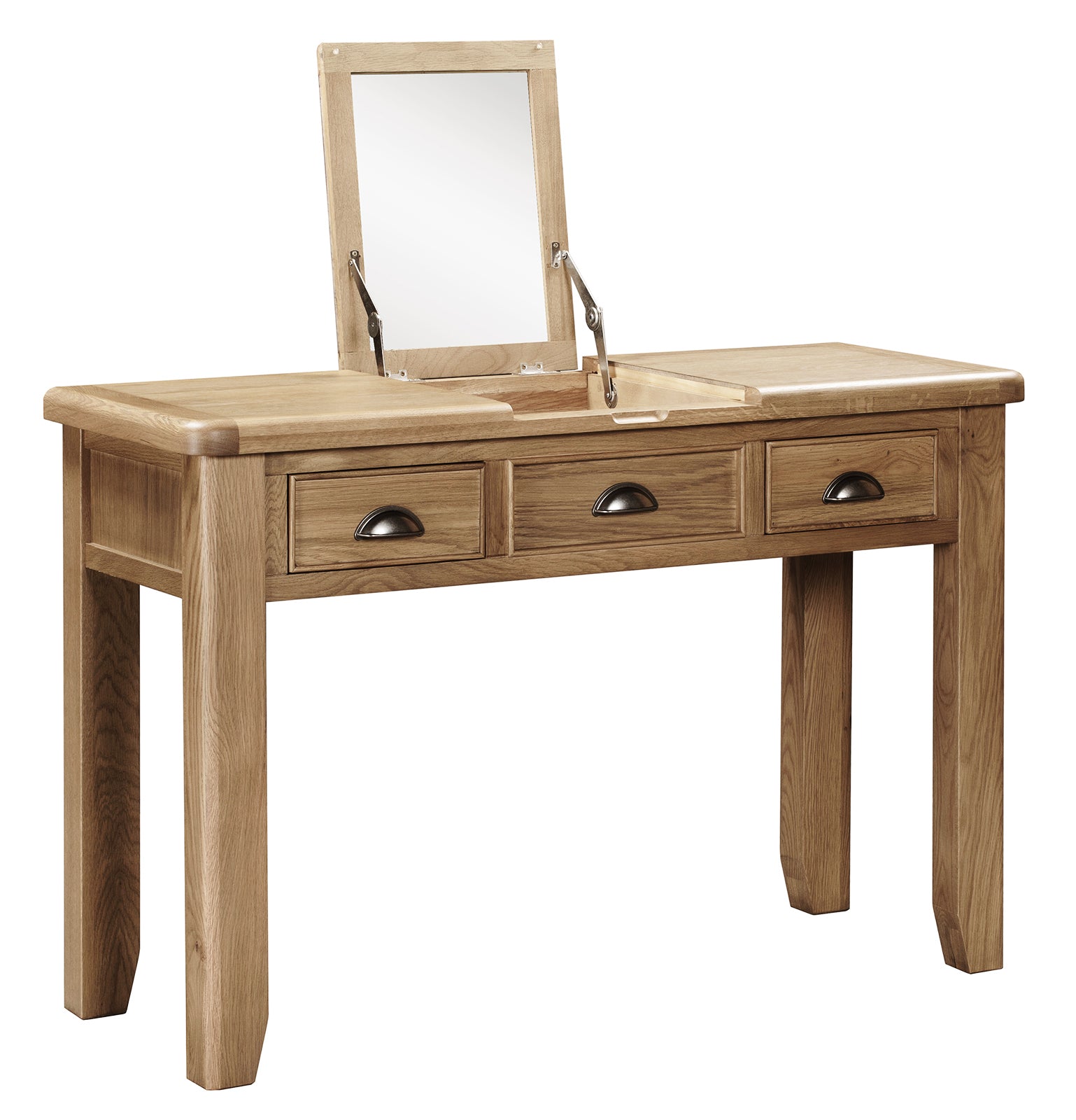 Hodson Oak Dressing Table | Stool | Mirror