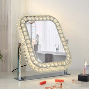 Hollywood California Crystal Swivel Mirror 400 x 500 mm PORTRAIT