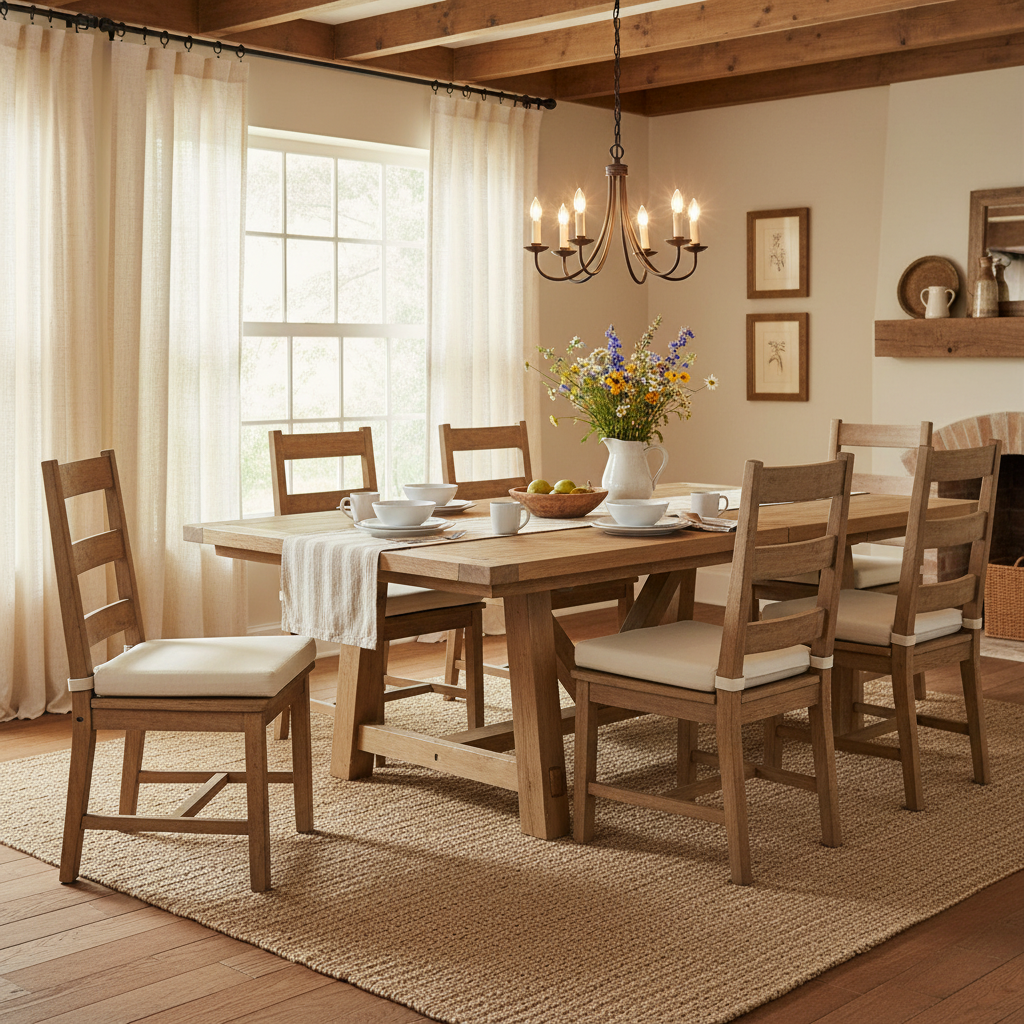 Fern Oak Dining Table