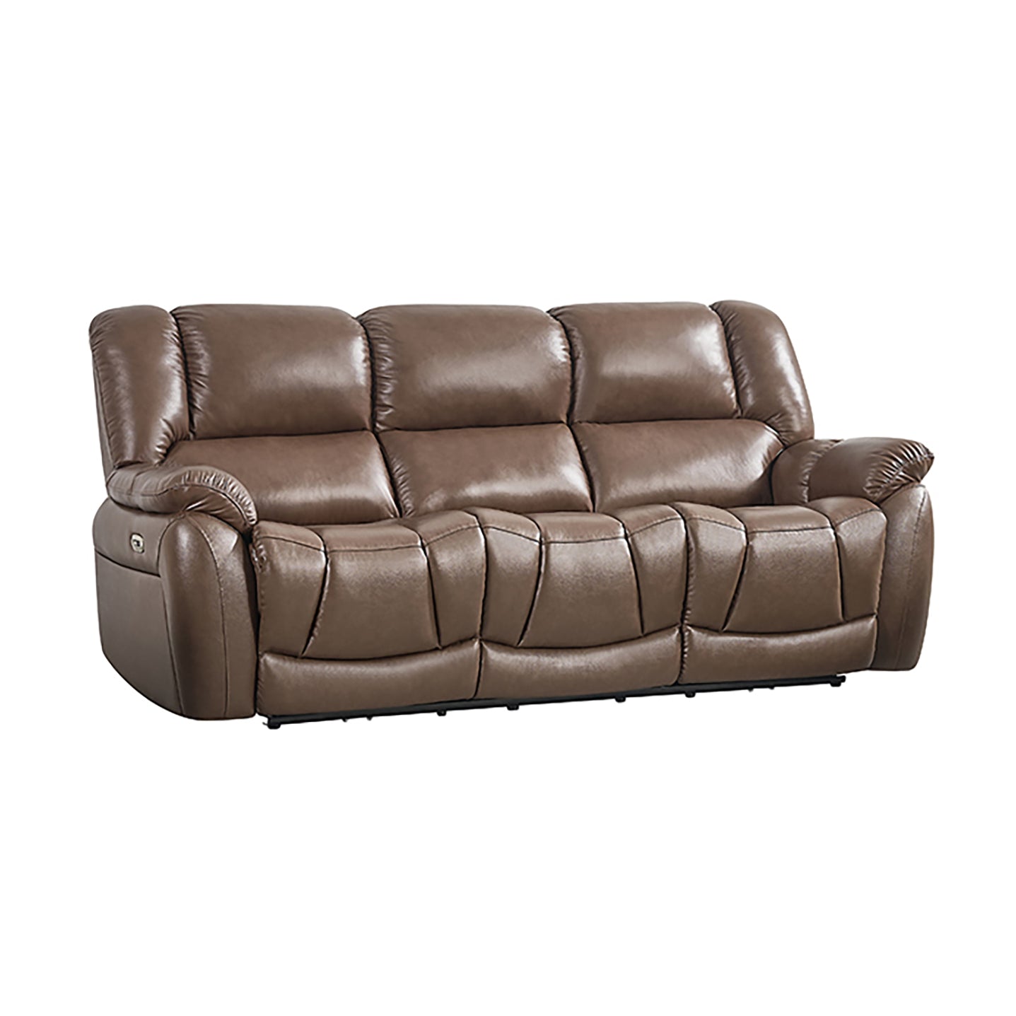 Leonardo Full Italian Leather Electric 3 Seater Sofa