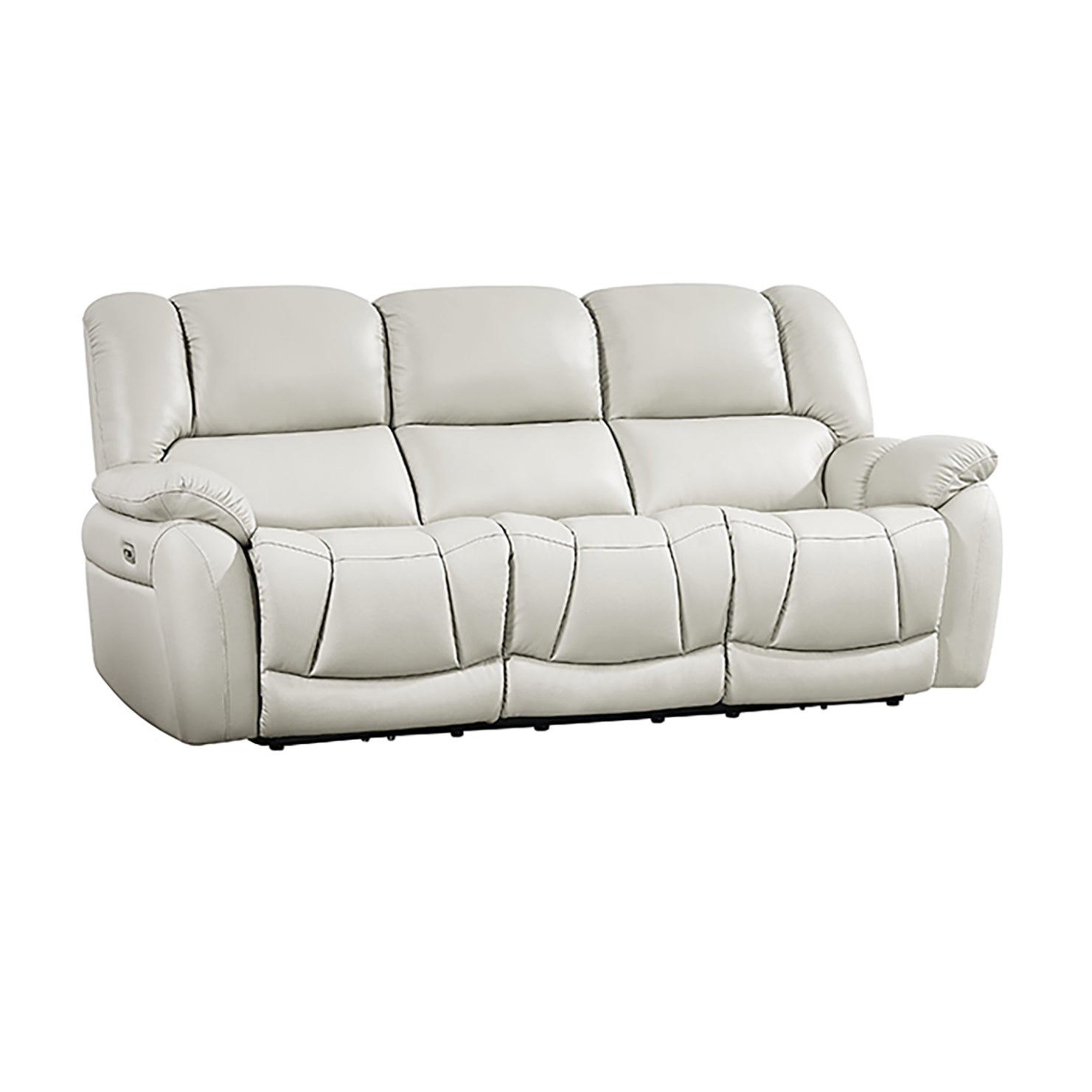 Leonardo Full Italian Leather Electric 3 Seater Sofa