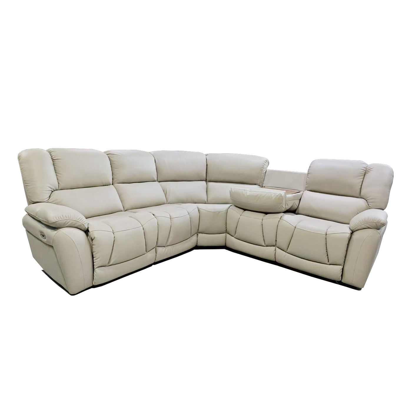 Leonardo Full Italian Leather Electric 2 Corner 2 Sofa