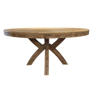 Lexington 1.6 Metre Washed Oak Round Dining Table