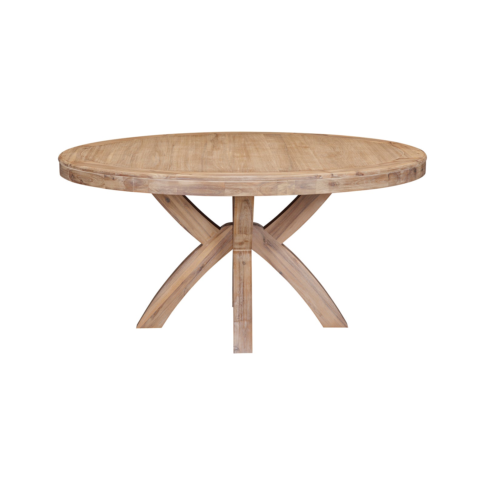 Lexington Washed Oak Round Dining Table - 160cm