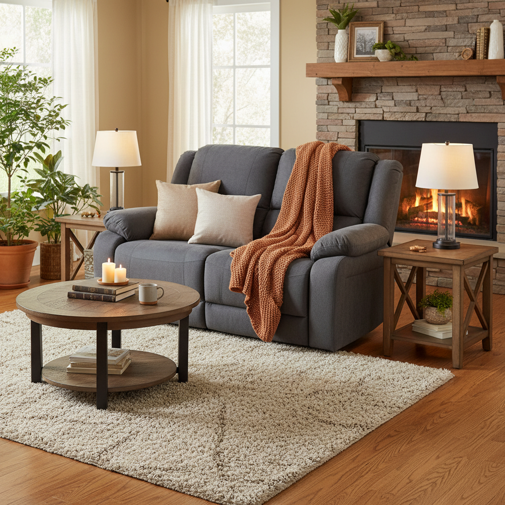 Lilly 2 Seater Recliner Sofa (2 Recliners)