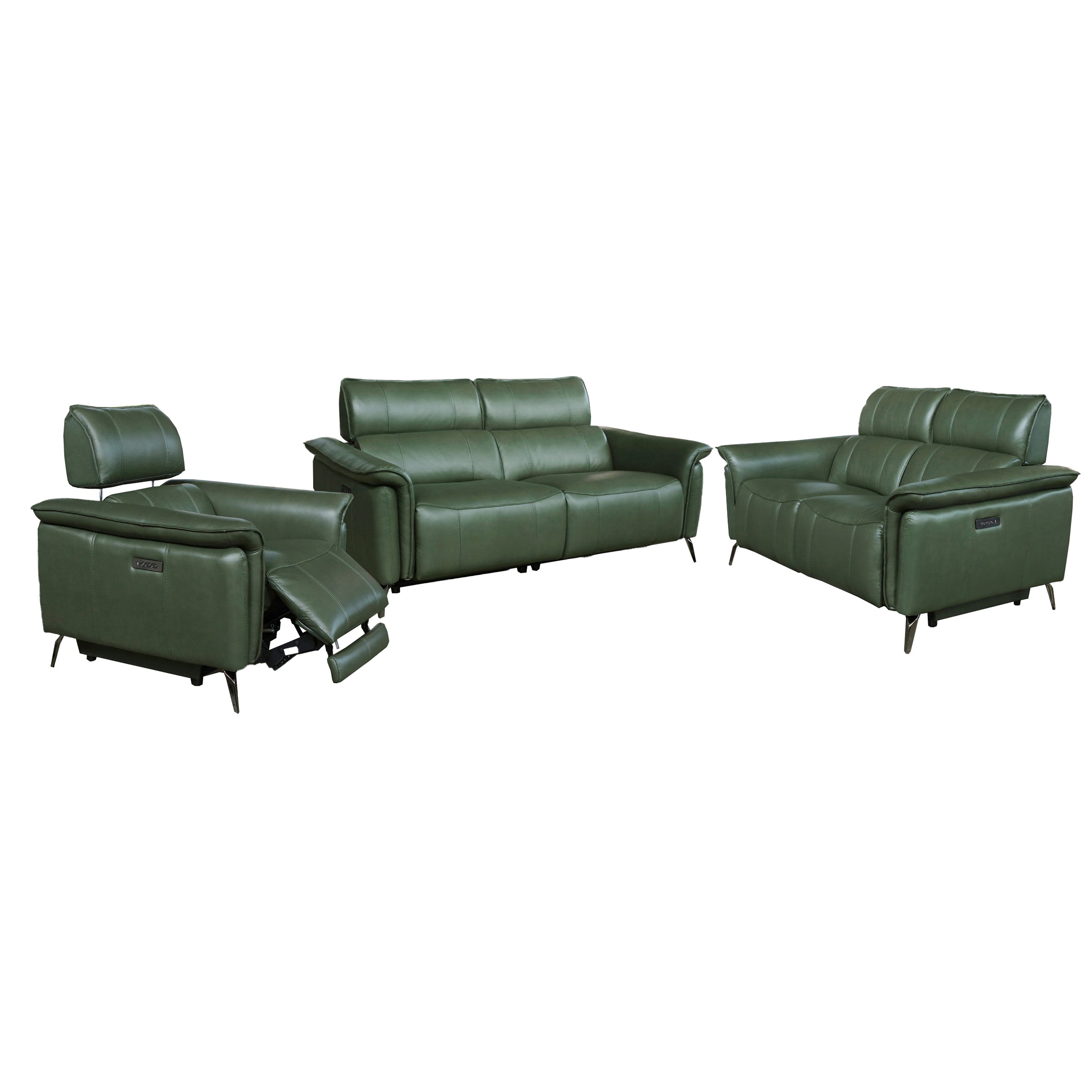 Matera Leather Electric Armchair