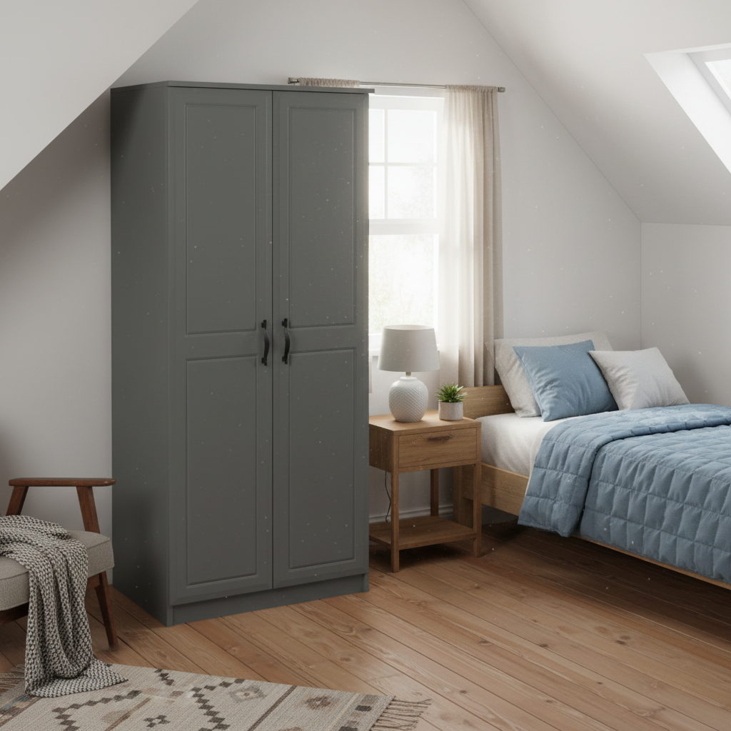 Metro 3ft Plain Wardrobe