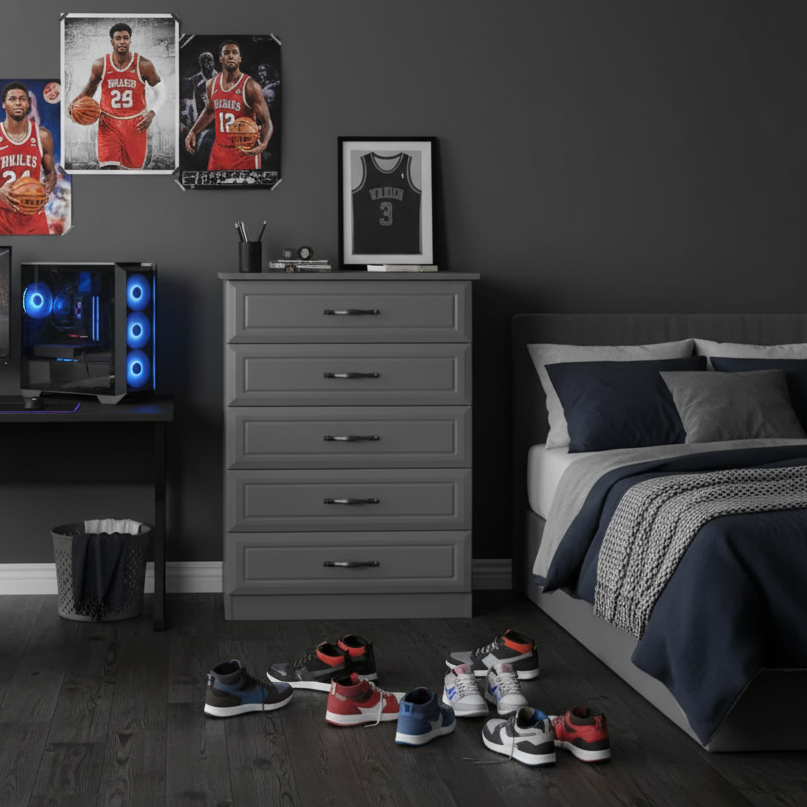 Metro 5 Drawer Chest
