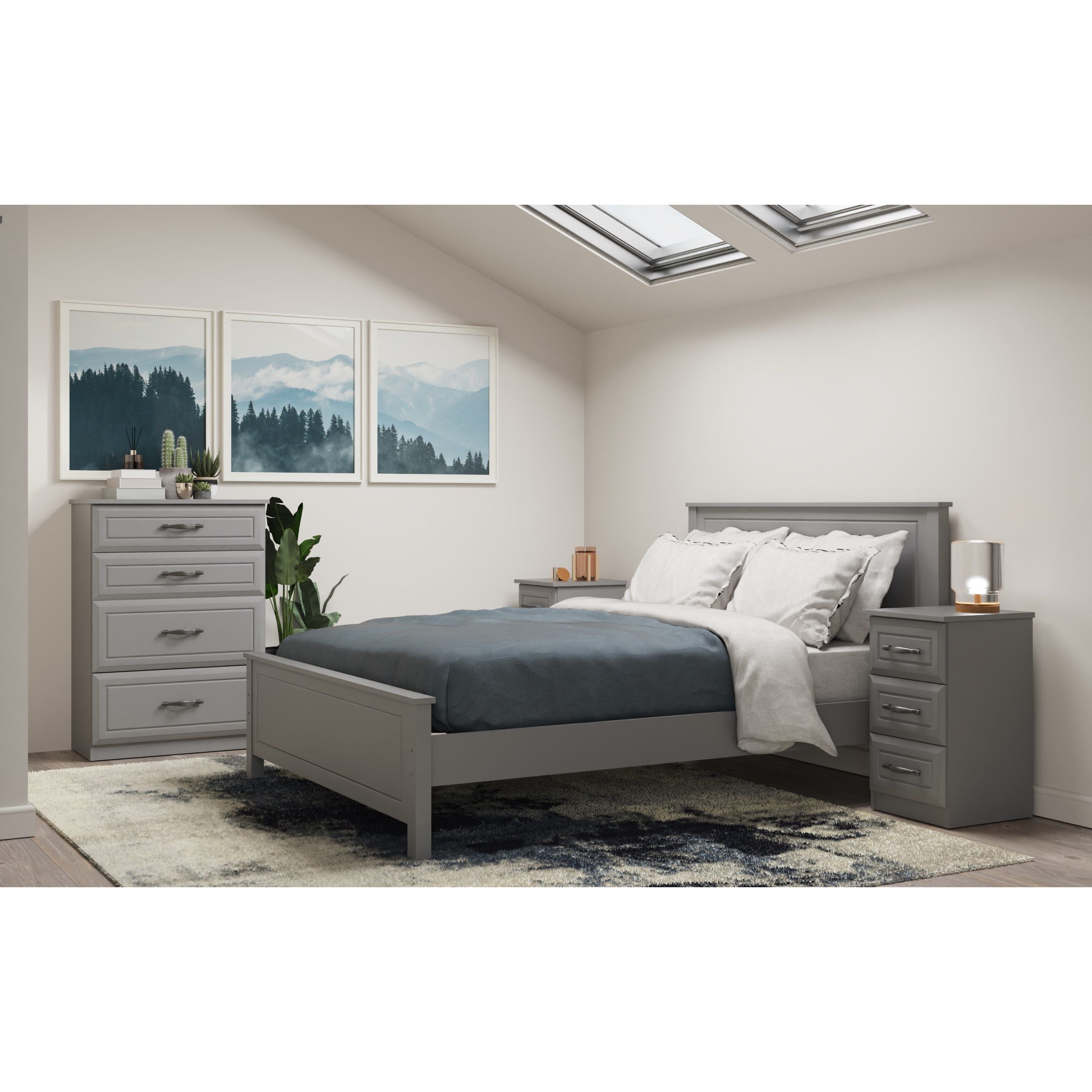 Metro 3ft Plain Wardrobe
