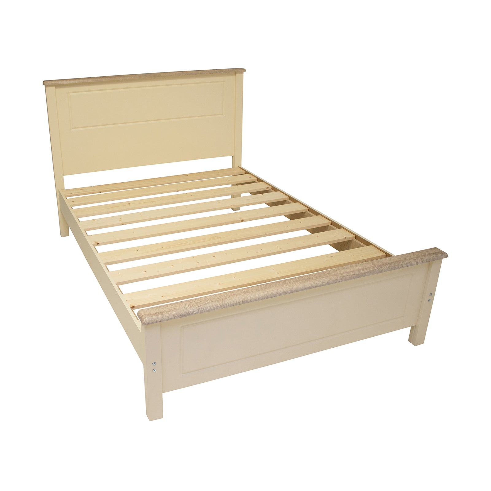 Milano Cream Oak Bed Frame