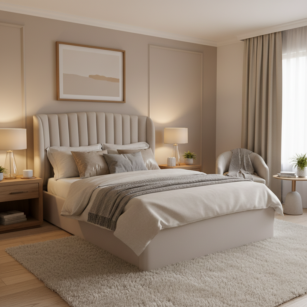 Pasha Winged Ottoman Bed