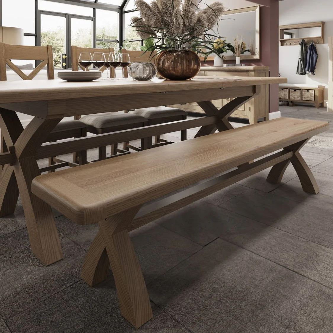 Pederson Oak Bench 1.8 Metre
