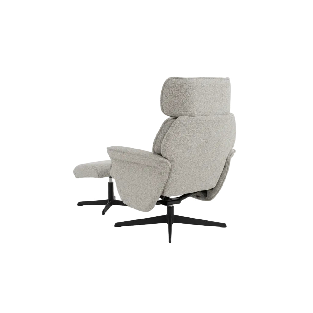 Reagan Swivel Armchair and Footstool