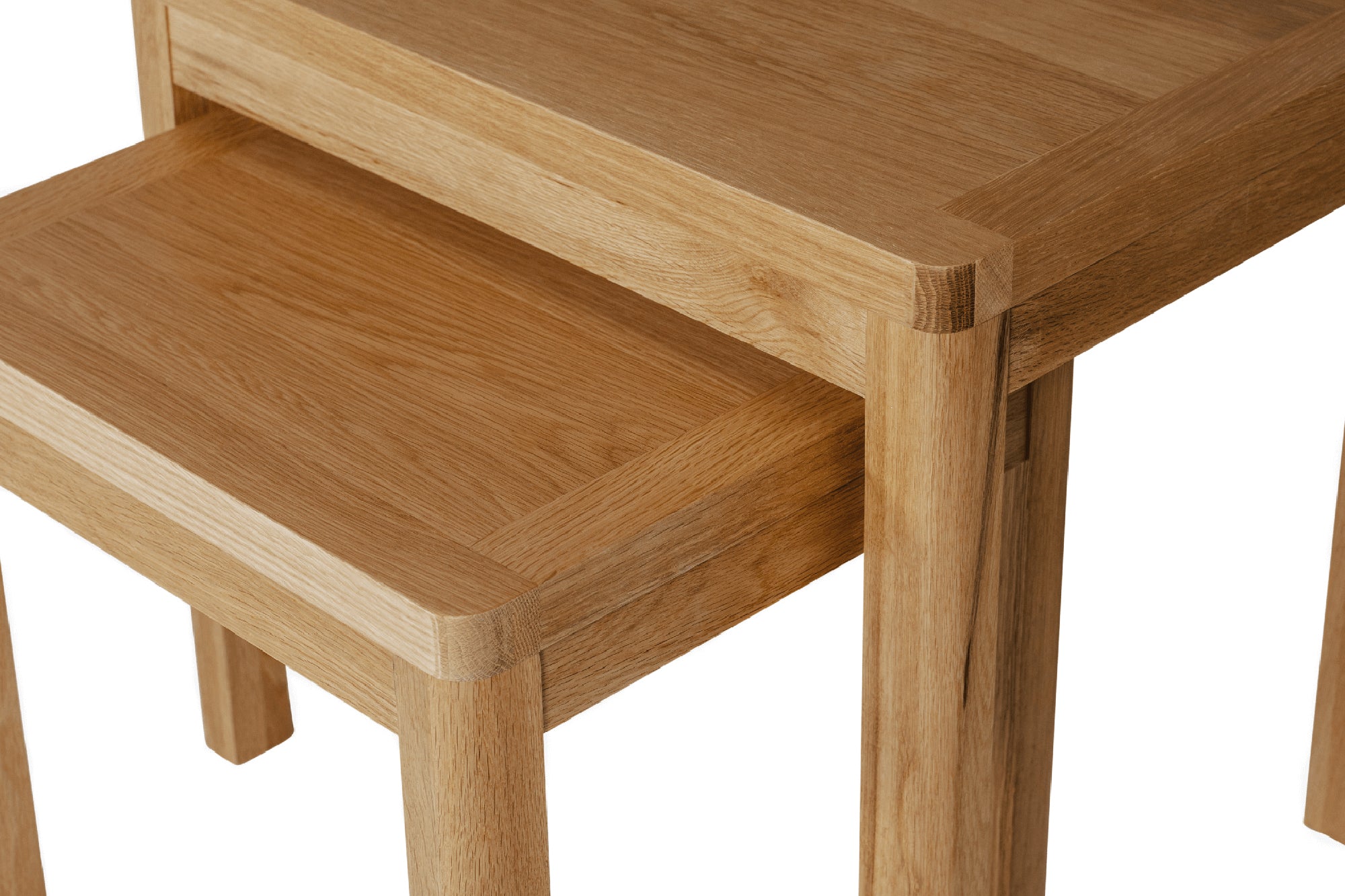 Renata Oak Nest of Two Tables