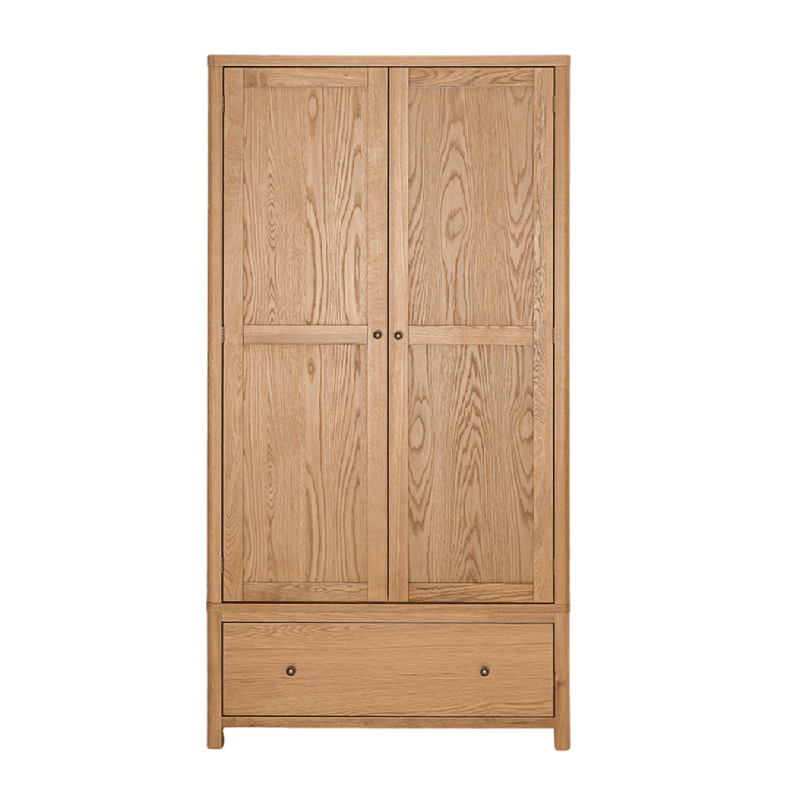 Renata 2 Door Oak Wardrobe with Drawer