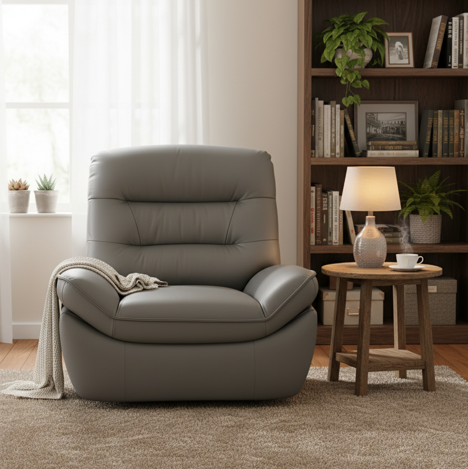 Rimini Leather Electric Recliner Chair