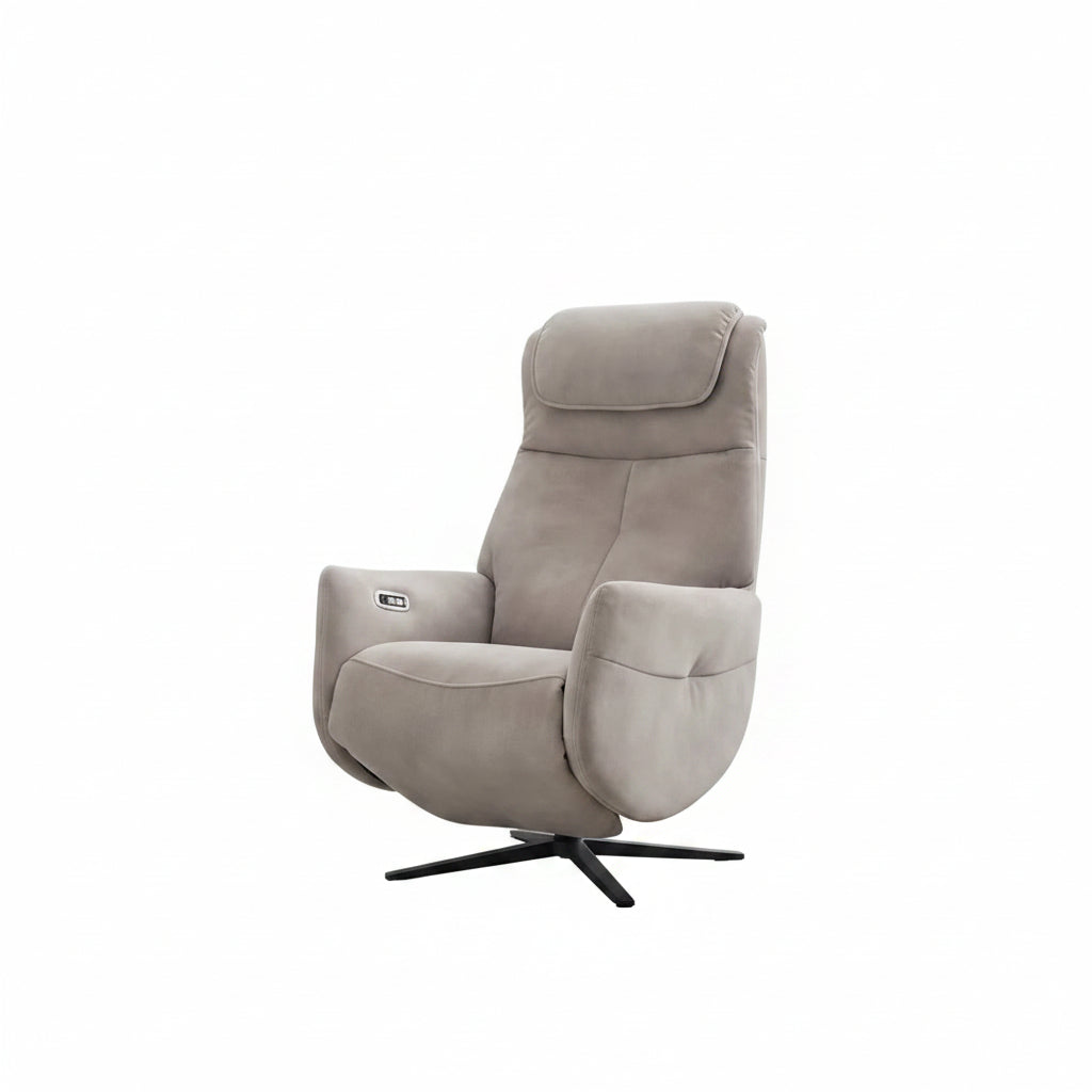 Mirage Swivel Accent Armchair with Back Messager