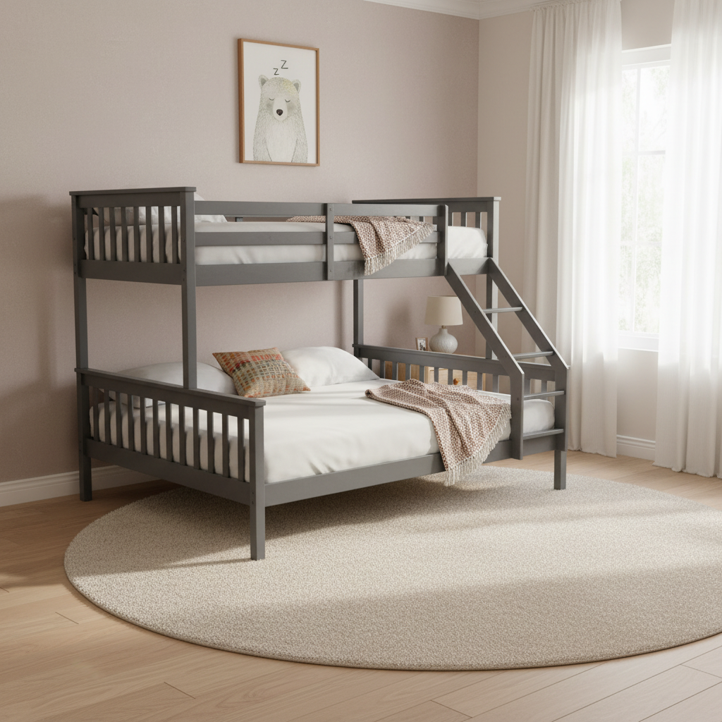 Salix Triple Bunk Bed Bed