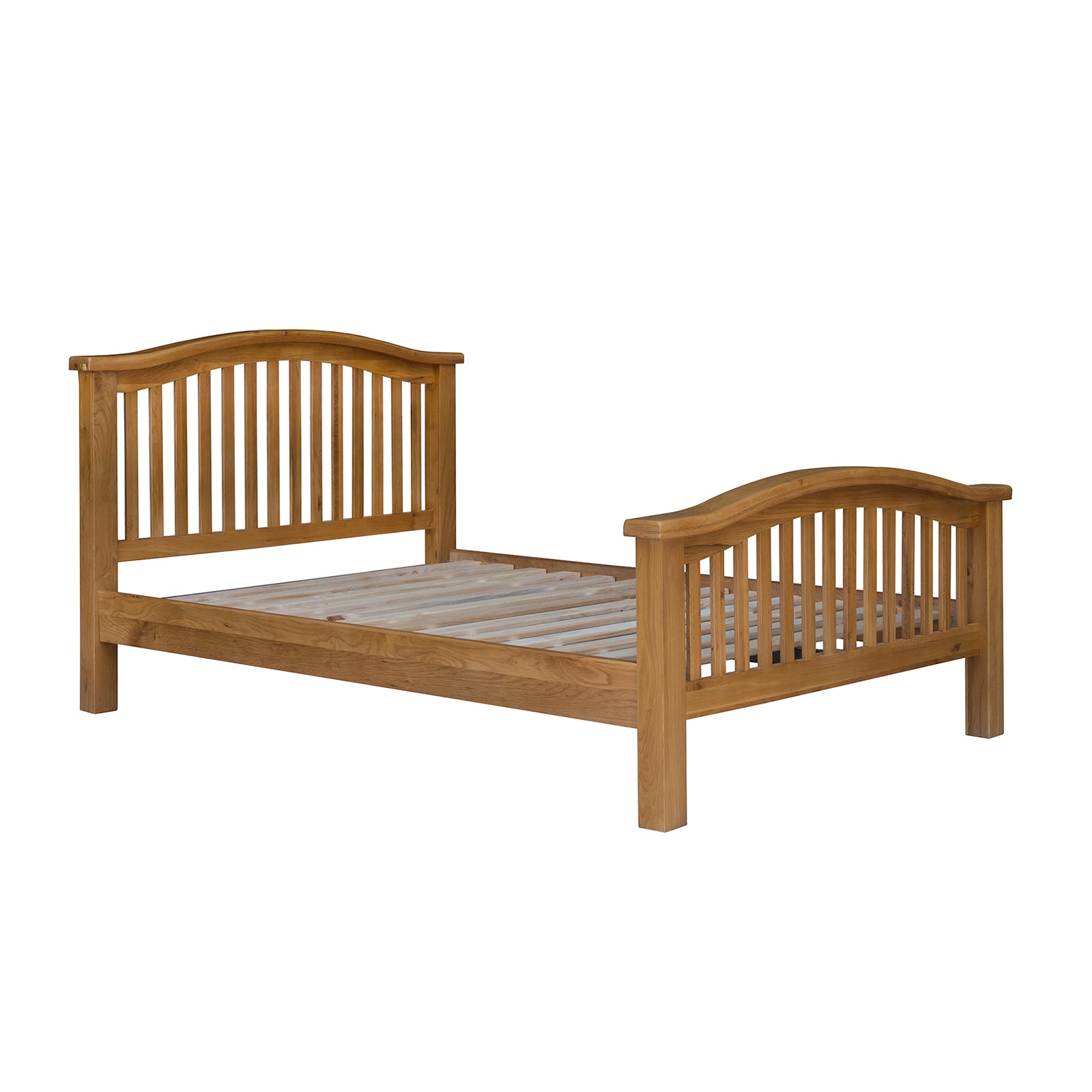 Saoirse Oak Curved Bed Frame