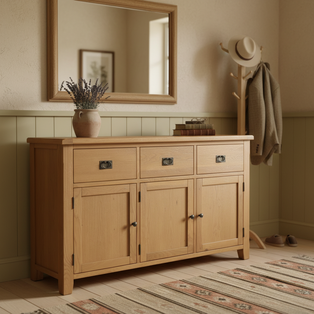 Saoirse Oak 7 Drawer Wide Chest