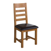 Saoirse Oak Padded Dining Chair
