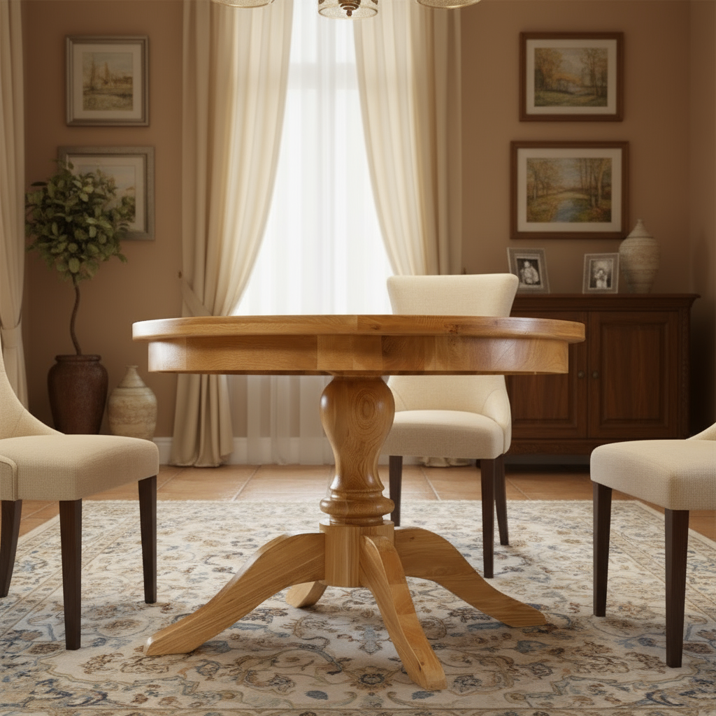 Saoirse Oak Round Table