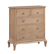 Seine 5 Drawer Oak Chest