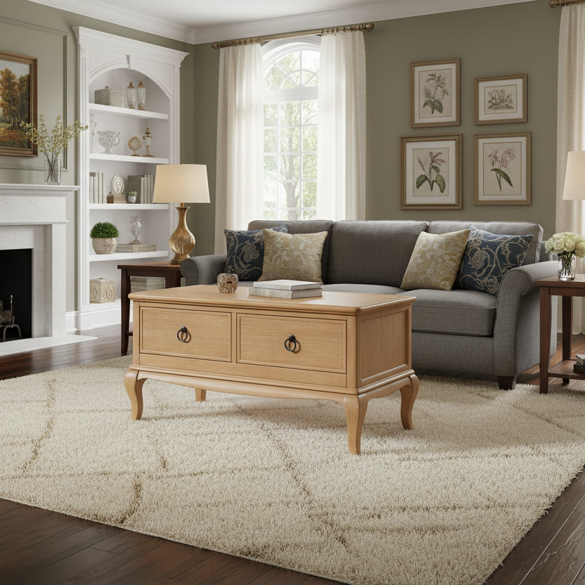 Seine Light Oak Coffee Table