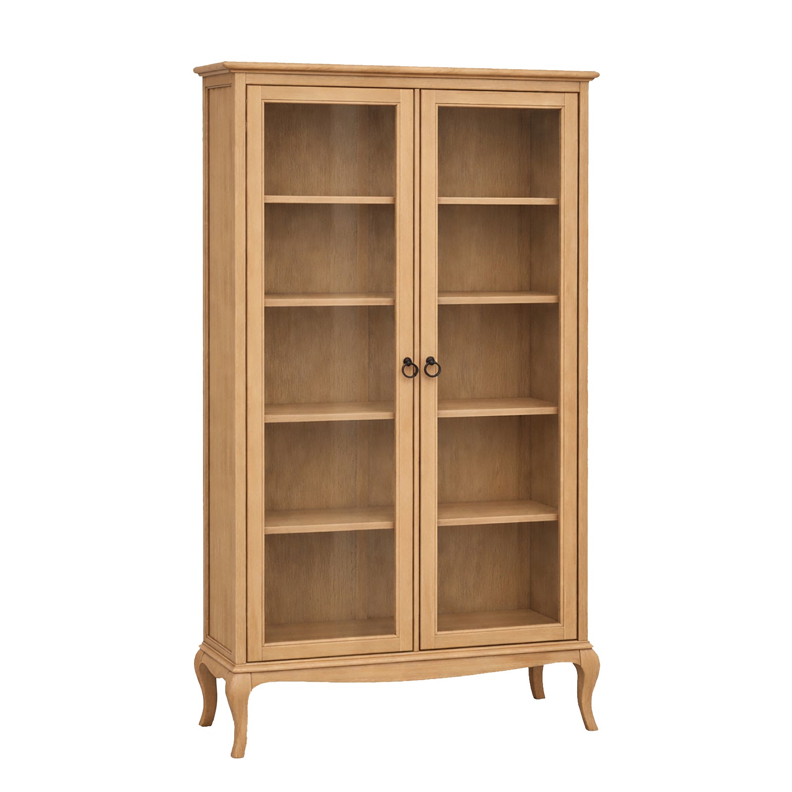 Seine Light Oak Display Cabinet