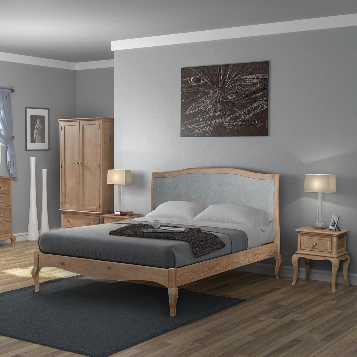 Seine Oak Bedside Locker