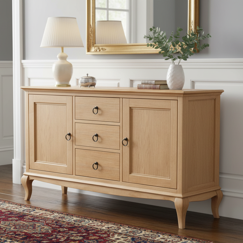 Seine Light Oak Sideboard
