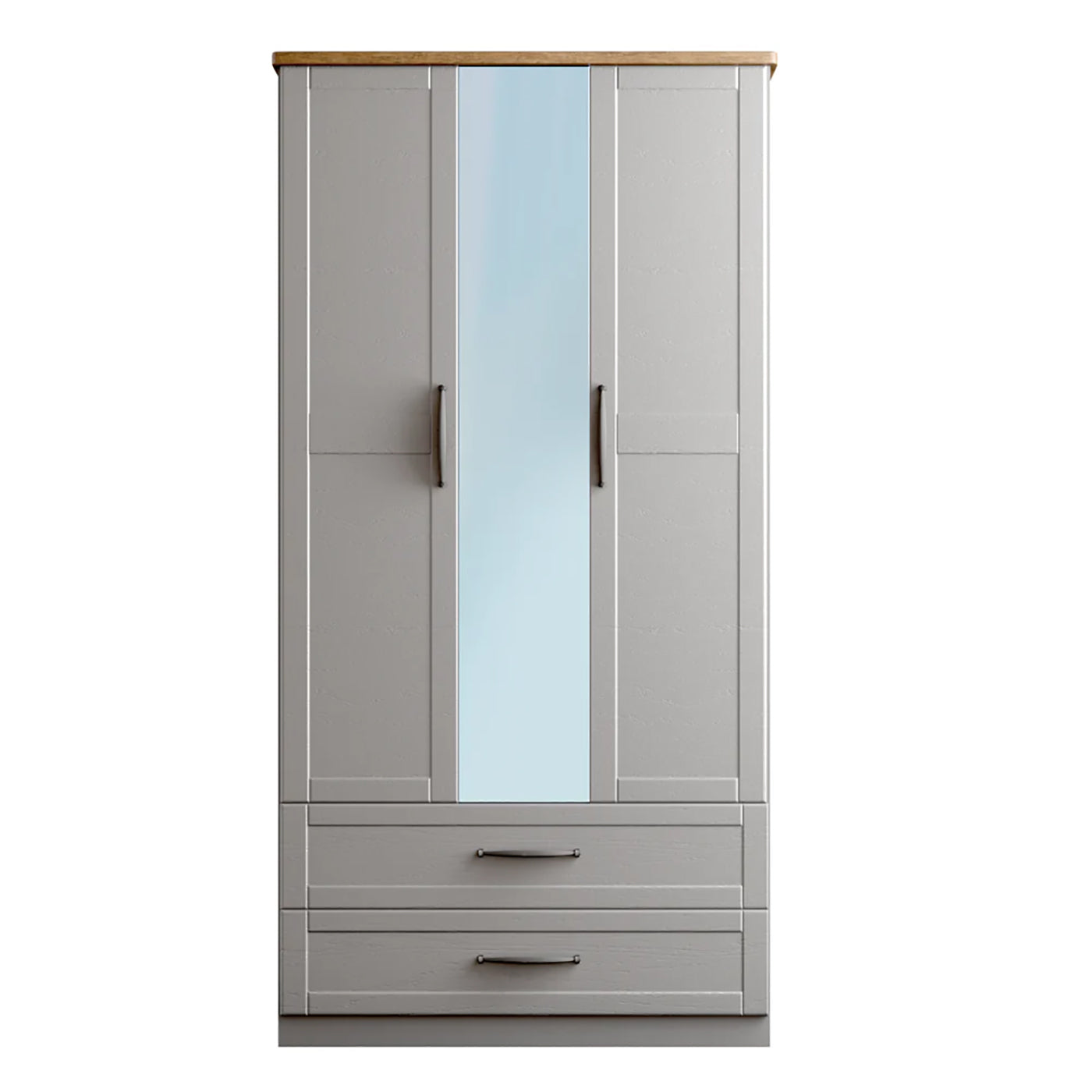 Shaker 2 Door Centre Mirror Wardrobe