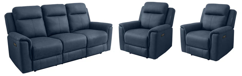 Sherwood Electric Reclining 3 + 1 + 1 Seater Sofa & Armchair Bundle