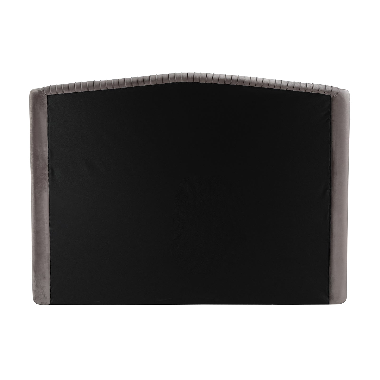 Velvet Upholstered TV Bed Frame