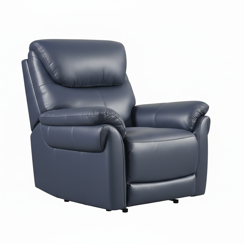 Thrieste Full Italian Leather Electric Armchair