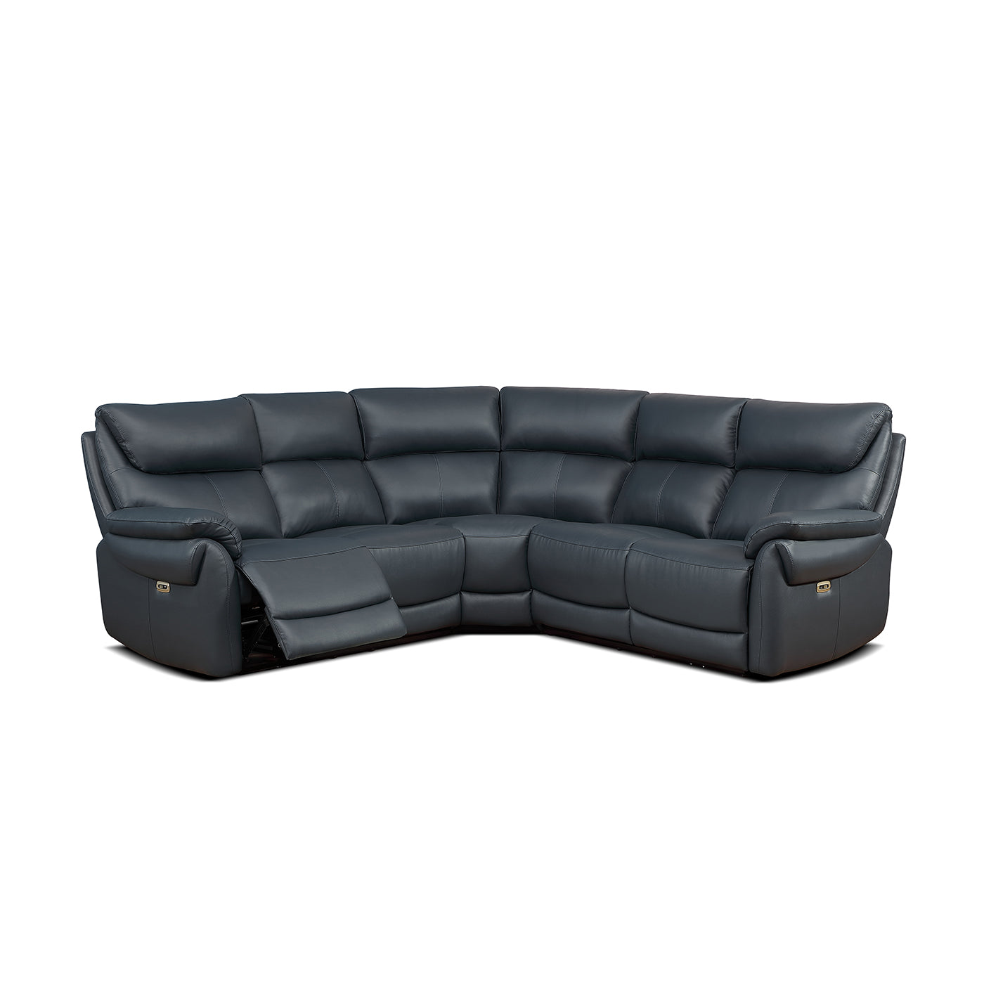 Thrieste Full Italian Leather Electric 2 Corner 2 Sofa