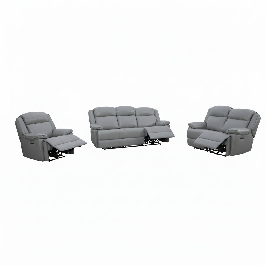 Turin Leather 2 Seater Electric Recliner Sofa