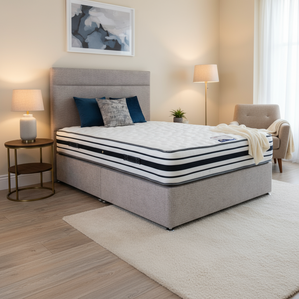 Visco Pocket Mattress by Homelee | 4ft Small Double