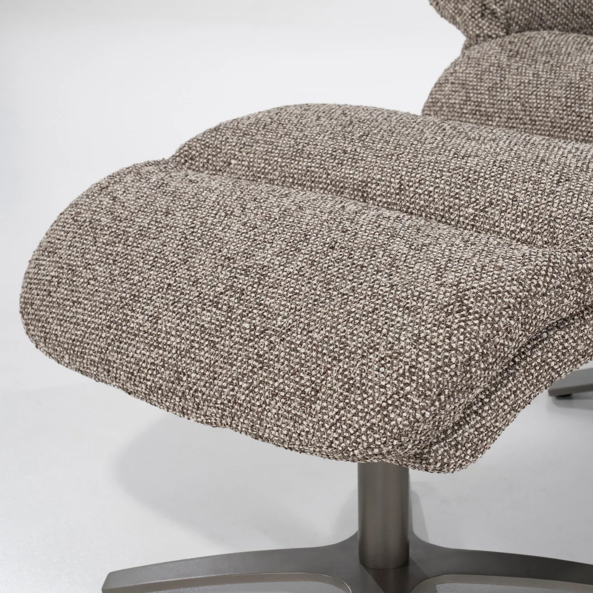 Wave Electric Recliner Armchair with Footstool