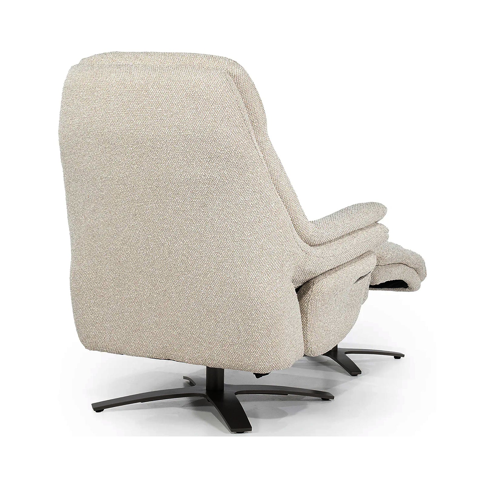Wave Electric Recliner Armchair with Footstool