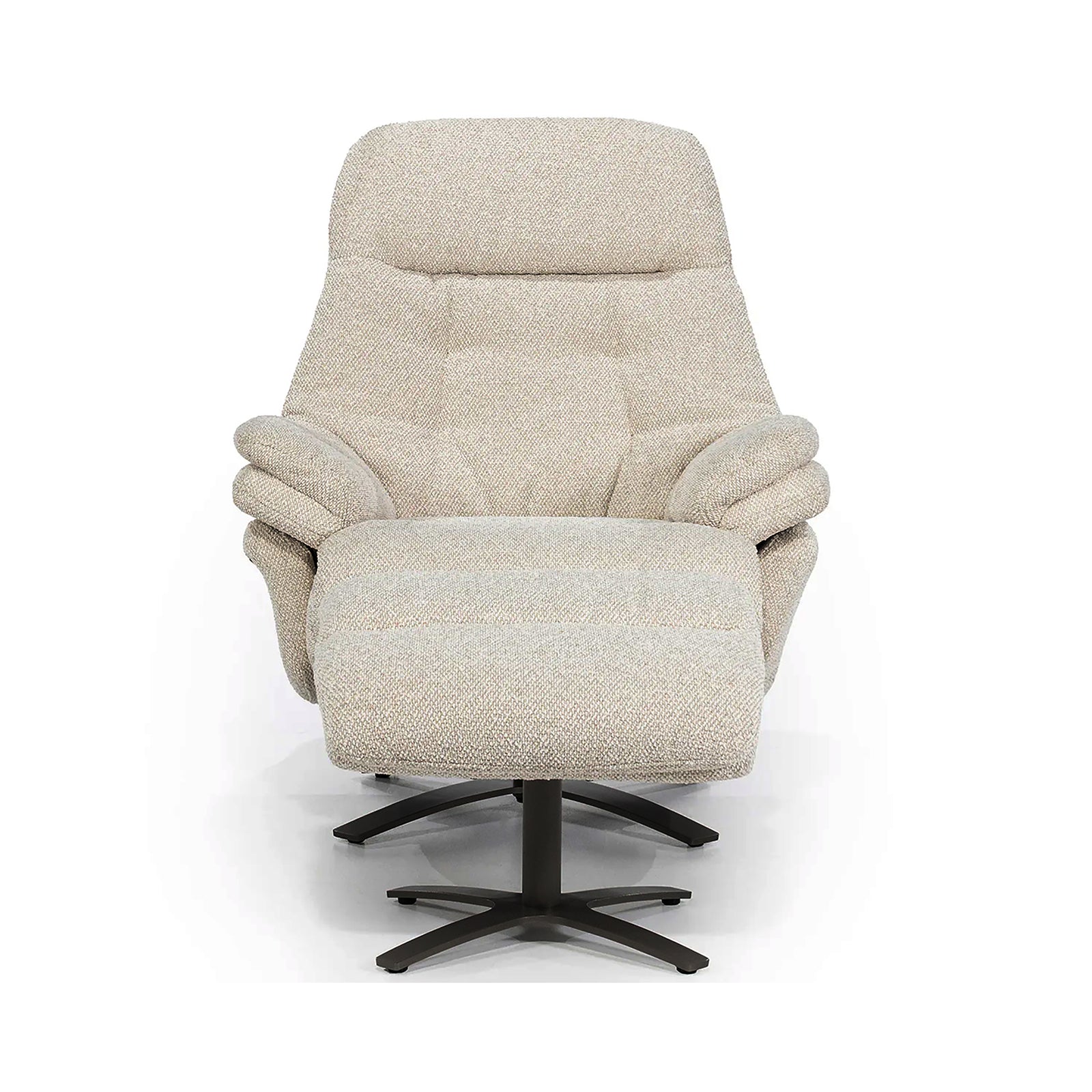 Wave Electric Recliner Armchair with Footstool