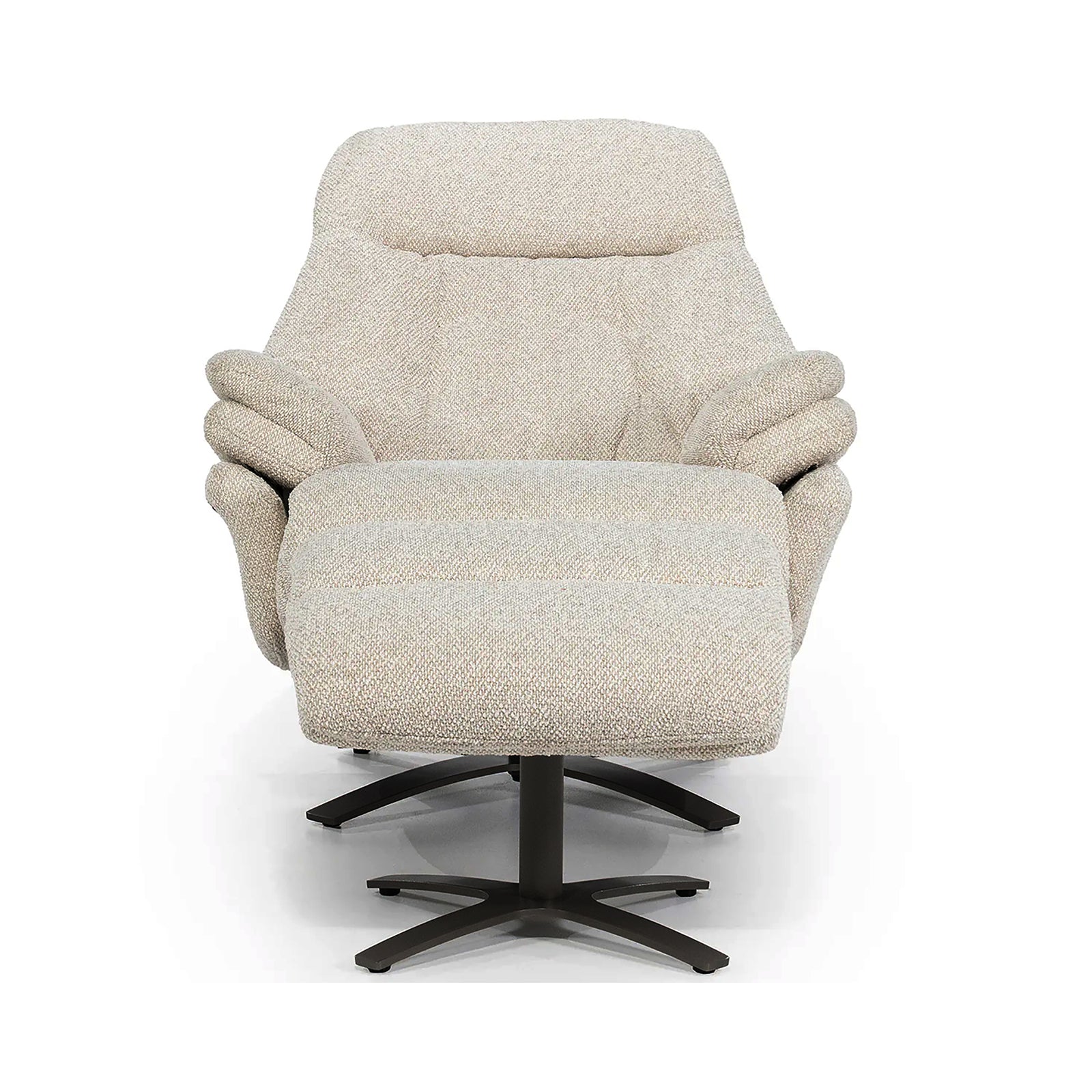 Wave Electric Recliner Armchair with Footstool