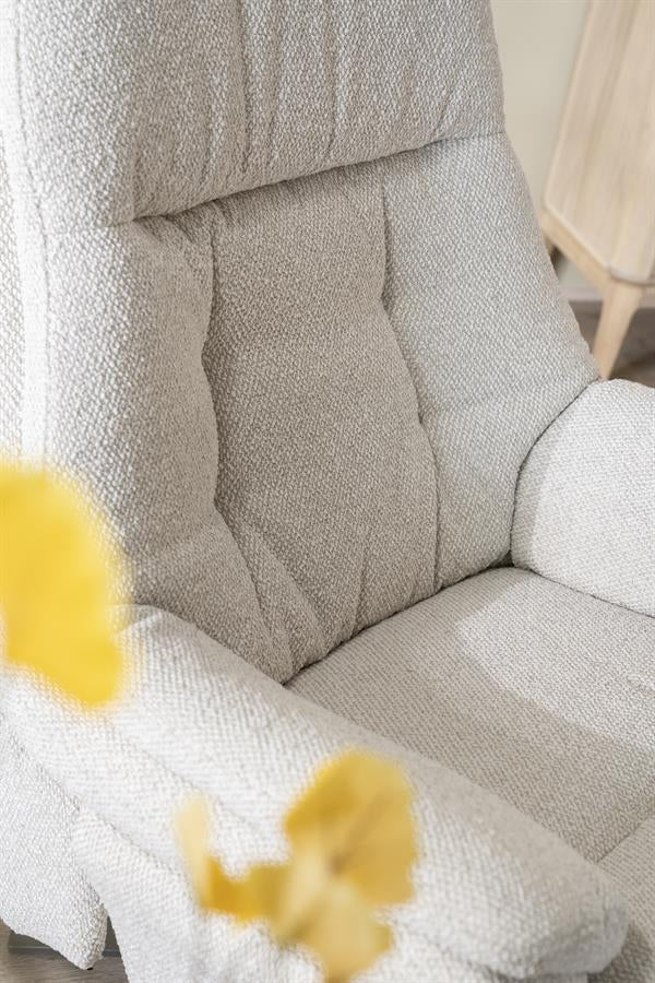 Wave Electric Recliner Armchair with Footstool