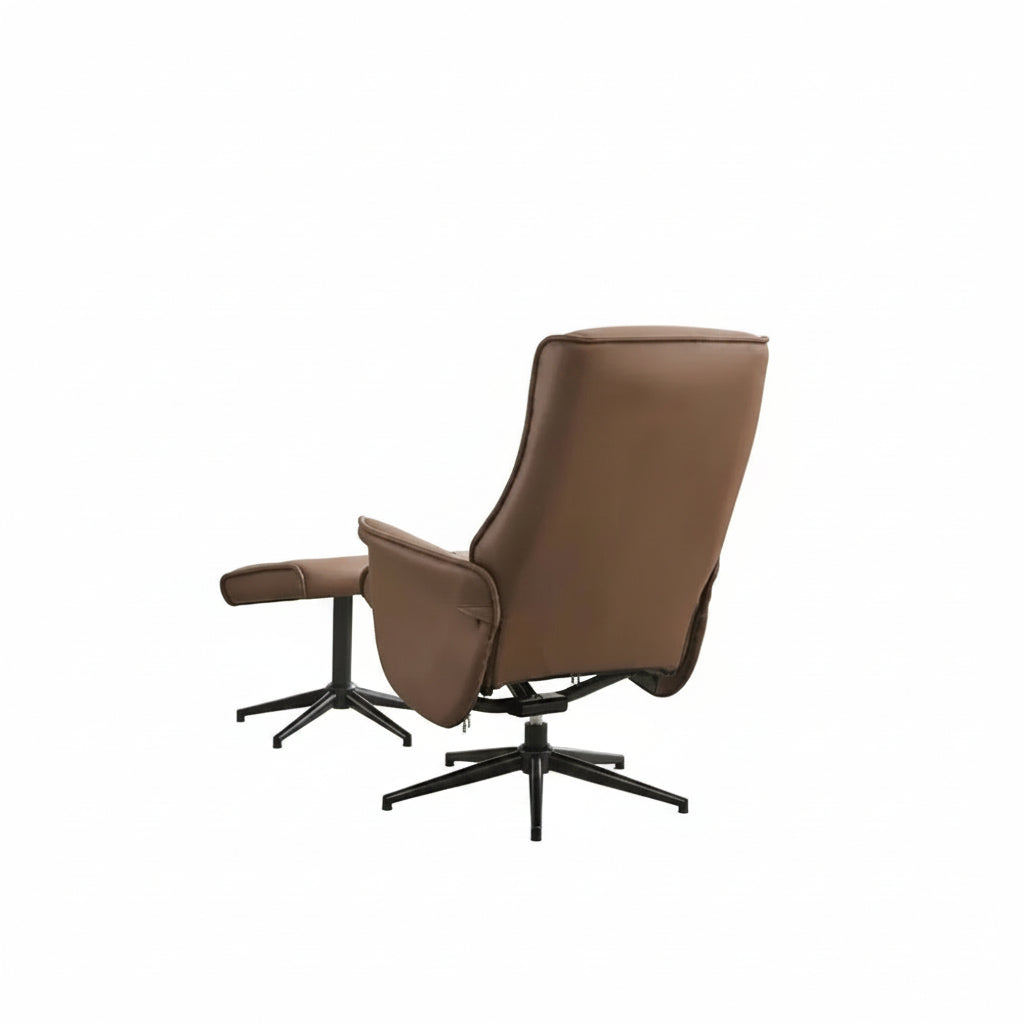 Winston Swivel Chair and Footstool