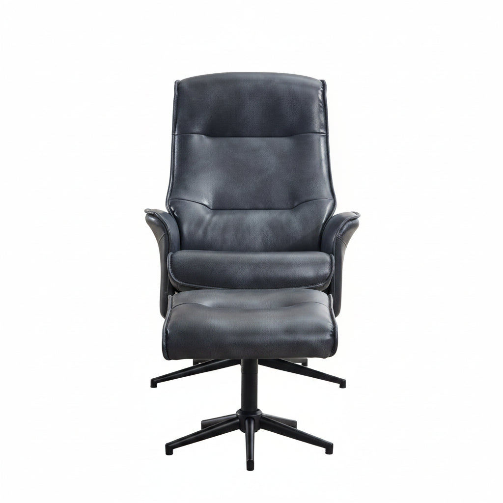 Winston Swivel Chair and Footstool